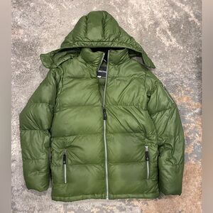 Marmot Olive Green Kids XL 700 Goose Fill Down Puffer Jacket / Like NEW